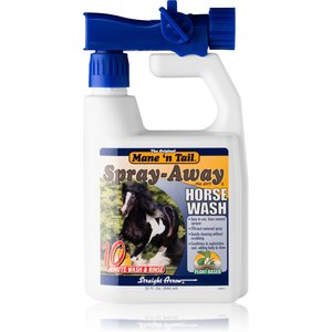 Mane 'n Tail Spray-Away Plant Based Horse Wash Spray, 32-fl oz bottle