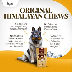 Dogsee Peanut Butter Flavor Himalayan Yak Cheese Dental Dog Chews, 1-lb bag, 6 count slide 2 of 7