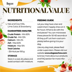 Dogsee Strawberry Flavor Yak Dog Chews, 1-lb bag, 6 count slide 2 of 7