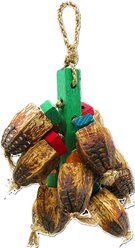 Planet Pleasures Crunchy Munchy Exercise Parrot Toy, Multicolor, Large
