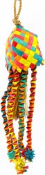 Planet Pleasures Star Basket Exercise Parrot Toy, Multicolor, Large