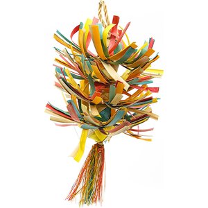 Planet Pleasures Scraggle Exercise Parrot Toy, Multicolor, Medium