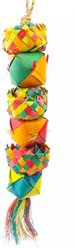 Planet Pleasures Cube Stacker Exercise Parrot Toy, Multicolor, Large