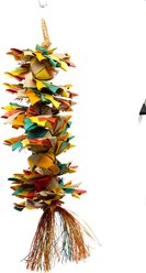 Planet Pleasures Spiral Tower Exercise Parrot Toy, Multicolor, Medium
