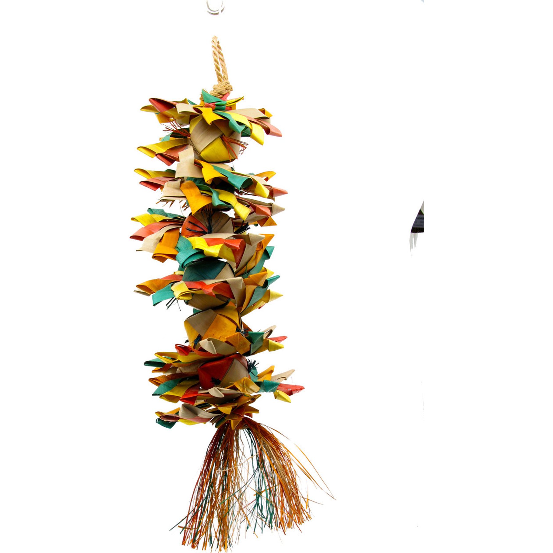 Planet Pleasures Spiral Tower Exercise Parrot Toy, Multicolor, Medium