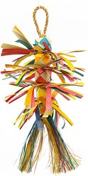 Planet Pleasures Scraggle Exercise Parrot Toy, Multicolor, Small