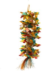 Planet Pleasures Spiral Tower Exercise Parrot Toy, Multicolor, Large