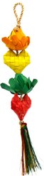 Planet Pleasures Hearts & Roses Exercise Parrot Toy, Multicolor, Small