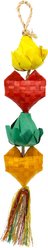 Planet Pleasures Hearts & Roses Exercise Parrot Toy, Multicolor, Large