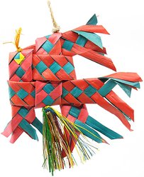 Planet Pleasures Angel Fish Exercise Parrot Toy, Multicolor, Small