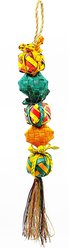Planet Pleasures Gifts & Hearts Exercise Parrot Toy, Multicolor, Small