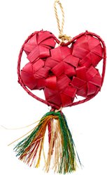 Planet Pleasures Heart Exercise Parrot Toy, Multicolor, Medium