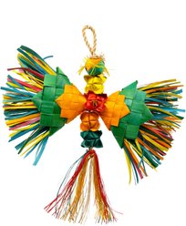 Planet Pleasures Dragonfly Exercise Parrot Toy, Multicolor, Large