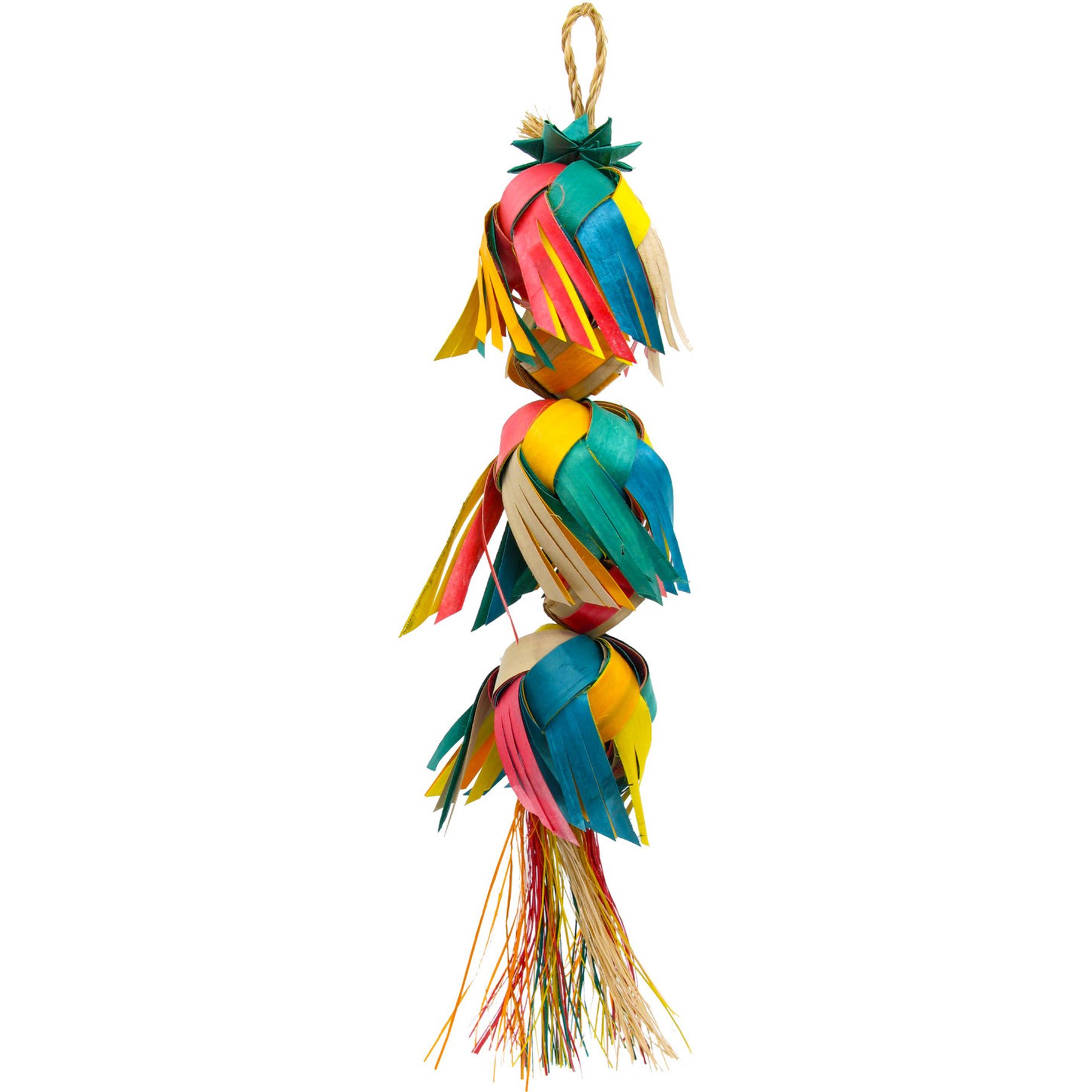 Planet Pleasures Wing Ball Tower Exercise Parrot Toy, Multicolor, Large