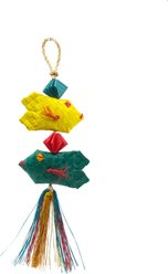 Planet Pleasures Tropical Fish Exercise Parrot Toy, Multicolor, Mini