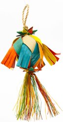 Planet Pleasures Wing Ball Exercise Parrot Toy, Multicolor, Small
