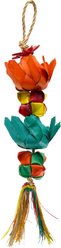 Planet Pleasures Rosebud Cascade Exercise Parrot Toy, Multicolor, Small