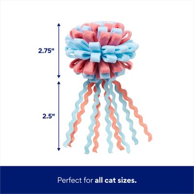 Show full view: Frisco Jellyfish Felt Ball Cat Toy slide 2 of 5