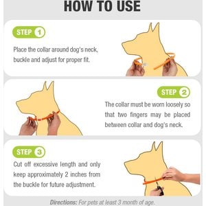 EcoVenger Flea & Tick Collar for Dogs & Cats, 2 count, Orange