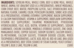 Kibbles 'n Bits Adult High Protein Triple Steak Beef Flavor Dry Dog Food, 28-lb bag slide 2 of 8
