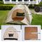 Show in main carousel: Gapzer Teepee Bed Tent CaveFoldable Portable Cat House, 16 x 16 x 15-in, Beige slide 7 of 8