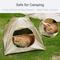 Show in main carousel: Gapzer Teepee Bed Tent CaveFoldable Portable Cat House, 16 x 16 x 15-in, Beige slide 6 of 8