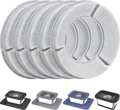 Decflow Stainless Steel Dog Water Bowl Replacement Filters, 5 count