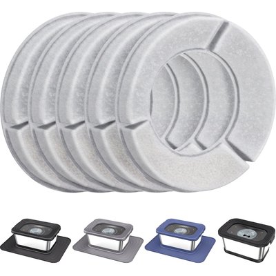 Decflow Decflow Stainless Steel Dog Water Bowl Replacement Filters, 5 count