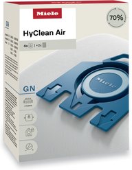 Miele HyClean Air 3D Efficiency GN Filter Bags, White with Blue Collar