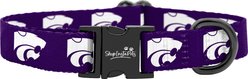 ShopInstaPets NCAA Polyester Standard Dog Collar, Large: 16 to 26-in neck, 1-in wide, Kansas State