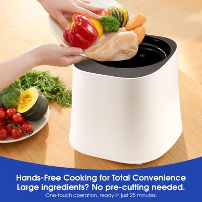 Show full view: Coziwow 8-in-1 Dog & Cat Fresh Food Maker, White, Medium: 2-L slide 4 of 5