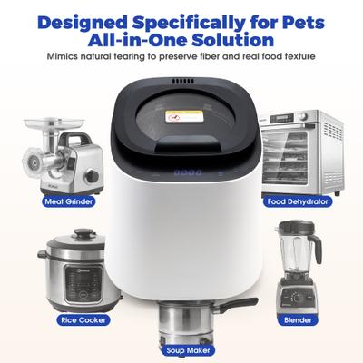 Show full view: Coziwow 8-in-1 Dog & Cat Fresh Food Maker, White, Medium: 2-L slide 3 of 5