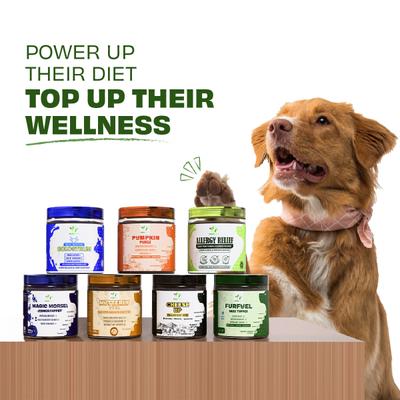 Show full view: Pawfect Allergy Relief Food Topper Supplement for Dogs, 100-g slide 7 of 8