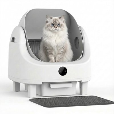 Heybo Pet Heybo Pet Automatic Self-Cleaning Cat Litter Box, 21.2 x 19.6 x 21.6-in