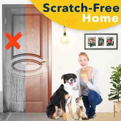 Show full view: Protecto Clear Durable Door Scratch Protector for Dog, 22 x 4-in, 2 count slide 6 of 9