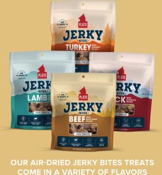 Plato Beef with Bone Broth Grain-Free Jerky Dog Bites, 6-oz bag slide 2 of 7