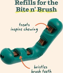 Woof Bite n' Brush Refill Grain-Free Chicken Sticks Adult Dental Dog Chew Treats, 36 count slide 2 of 5