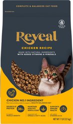 Reveal Natural Complete & Balanced Grain-Free Chicken Recipe Dry Cat Food, 7-lb bag