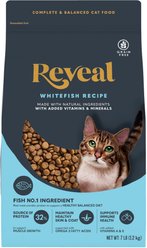 Reveal Natural Complete & Balanced Grain-Free Whitefish Recipe Dry Cat Food, 7-lb bag