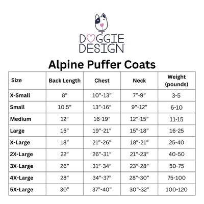 Show full view: Doggie Design Alpine Extreme Weather Waterproof Insulated Dog Puffer Coat, Soft Plum, Large slide 4 of 4