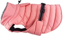 Doggie Design Alpine Extreme Weather Waterproof Insulated Dog Puffer Coat, Peach, Small