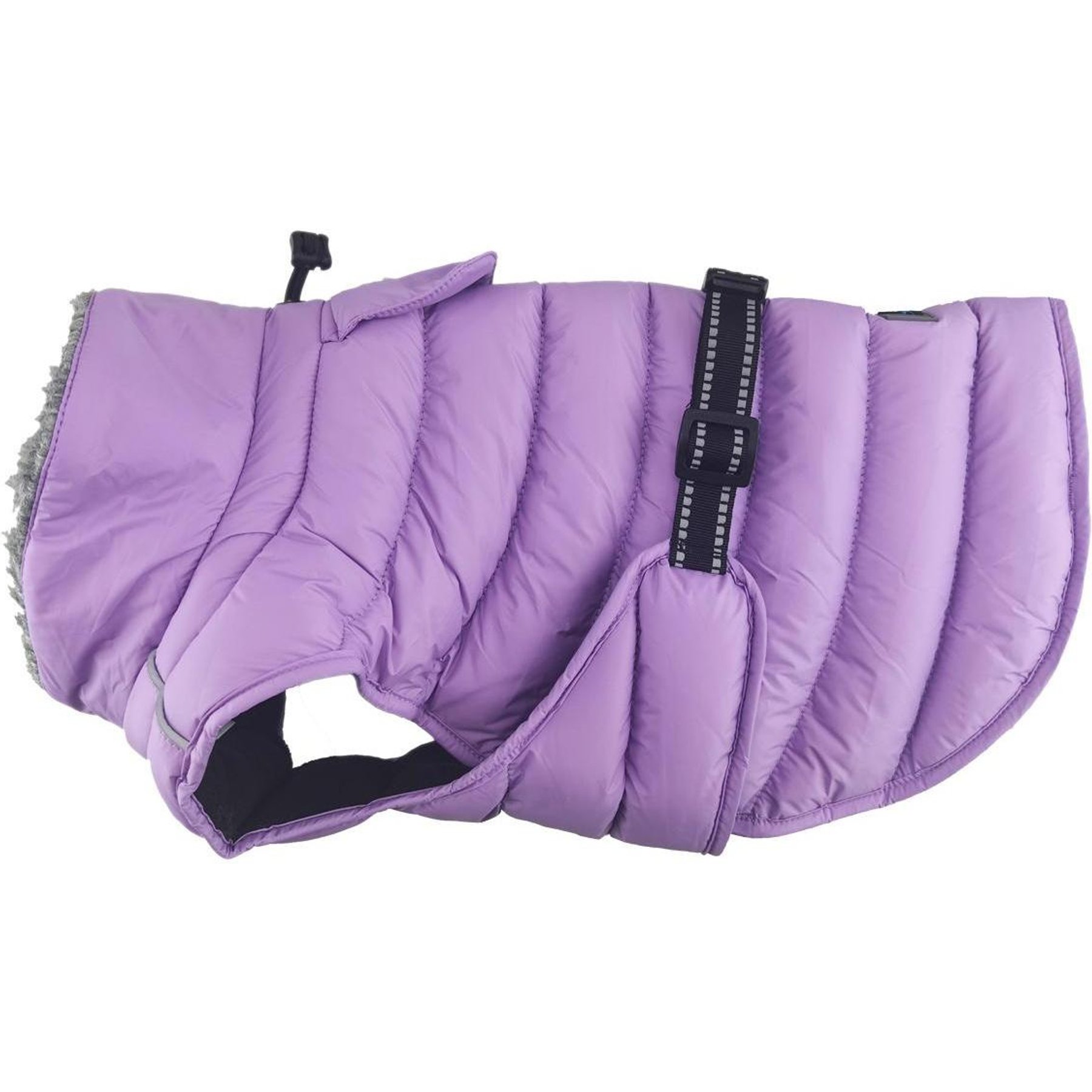 Doggie Design Alpine Extreme Weather Waterproof Insulated Dog Puffer Coat, Soft Plum, X-Large