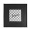 Show in main carousel: PGS Checkered Pattern with Script Name Square Printed Small Pet Mat, 12 x 12-in, Charcoal/Black/White slide 1 of 3