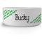 Show in main carousel: PGS Bone Pattern on Colored Background Small Pet Bowl, 7 x 2 7/8-in, Kelly Green/Black/White slide 1 of 3