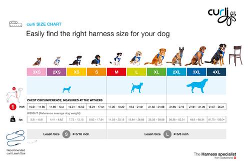 Show full view: Curli Clasp Vest Air-Mesh Dog Harness, Fuchsia, XXX-Small slide 3 of 11