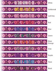 LupinePet Personalized Nature Inspired Original Design Rose Garden Martingale Dog Collar, Large: 15 to 22 in, 1-in wide slide 2 of 8