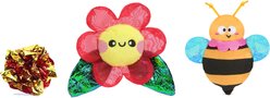 HugSmart Pet Meow Buddies Flower & Bee Cat Toy