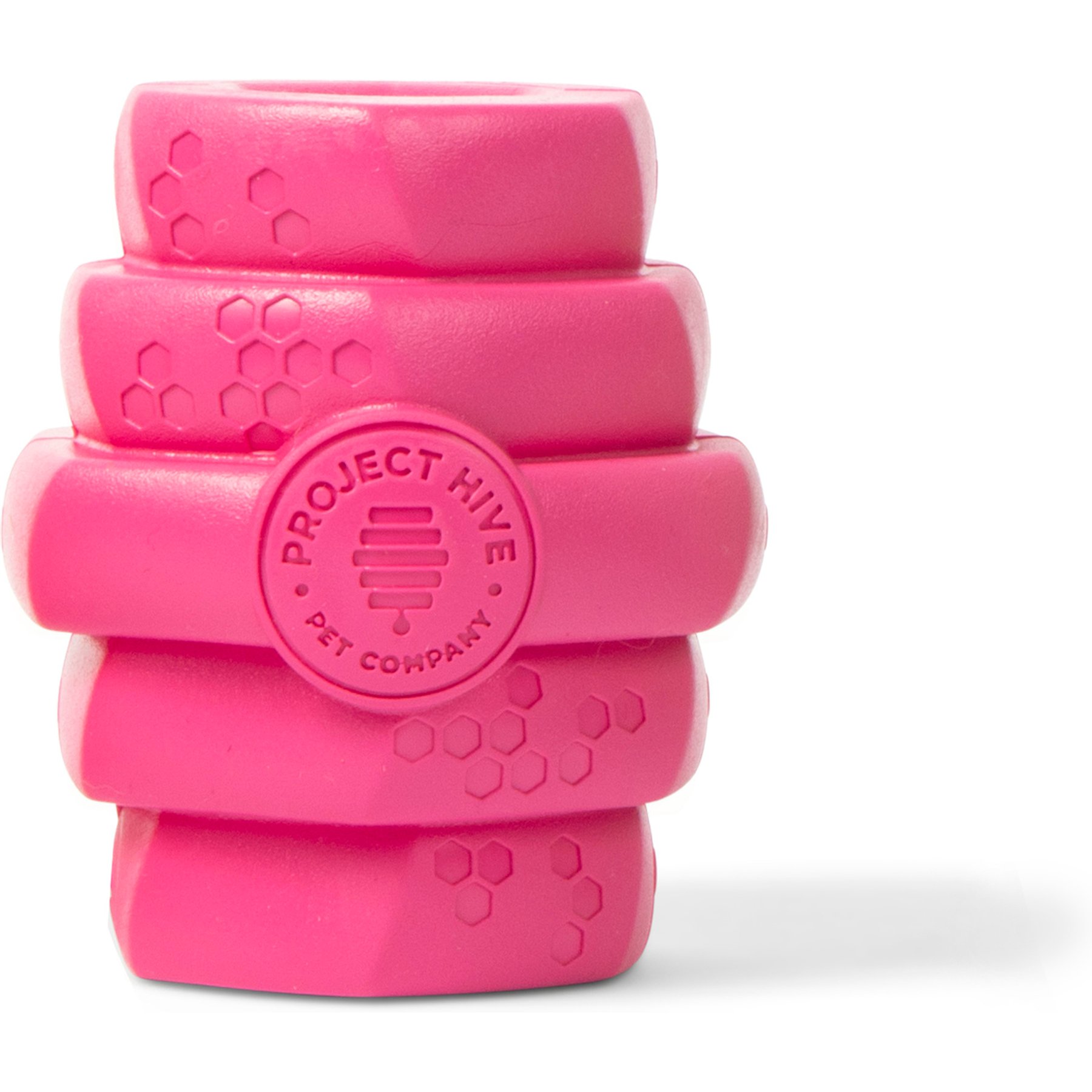 Project Hive Pet Company Hive Wild Berry Aroma Scented Chew Dog Toy, Pink, Small: 2.5 x 2.2 x 2.3-in