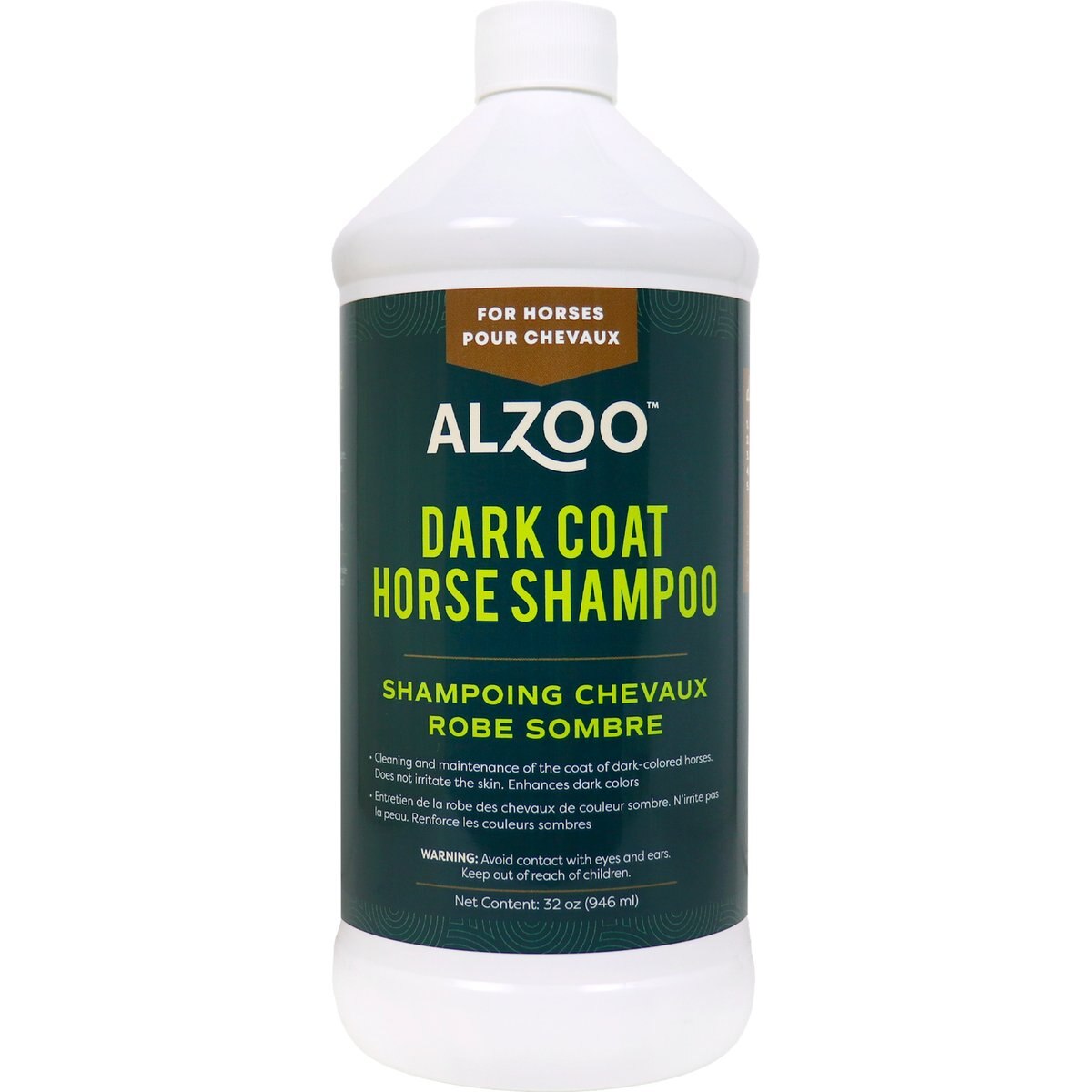 ALZOO Dark Coat Horse Shampoo, 32-fl oz bottle