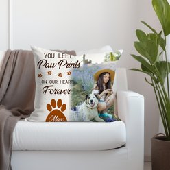 Kanata On Demand Personalized Photo Pillow with Removable Cover, 18 x 18-in